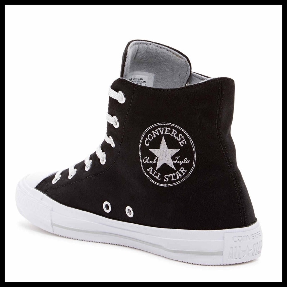 CONVERSE CHUCK TAYLOR ALL STAR BLACK HIGH TOPS A2C - Picture 3 of 8